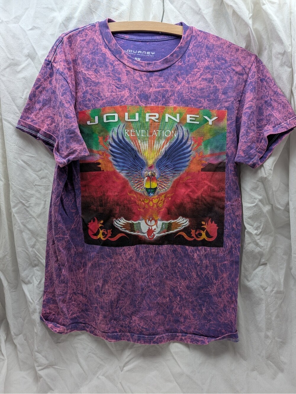 Vintage Style Journey Revelation Tour tye dye T-Shirt Size medium